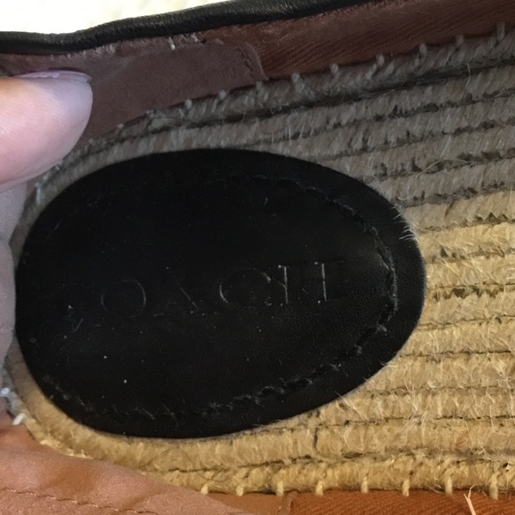 Coach leather espadrilles! - Picture 3 of 8